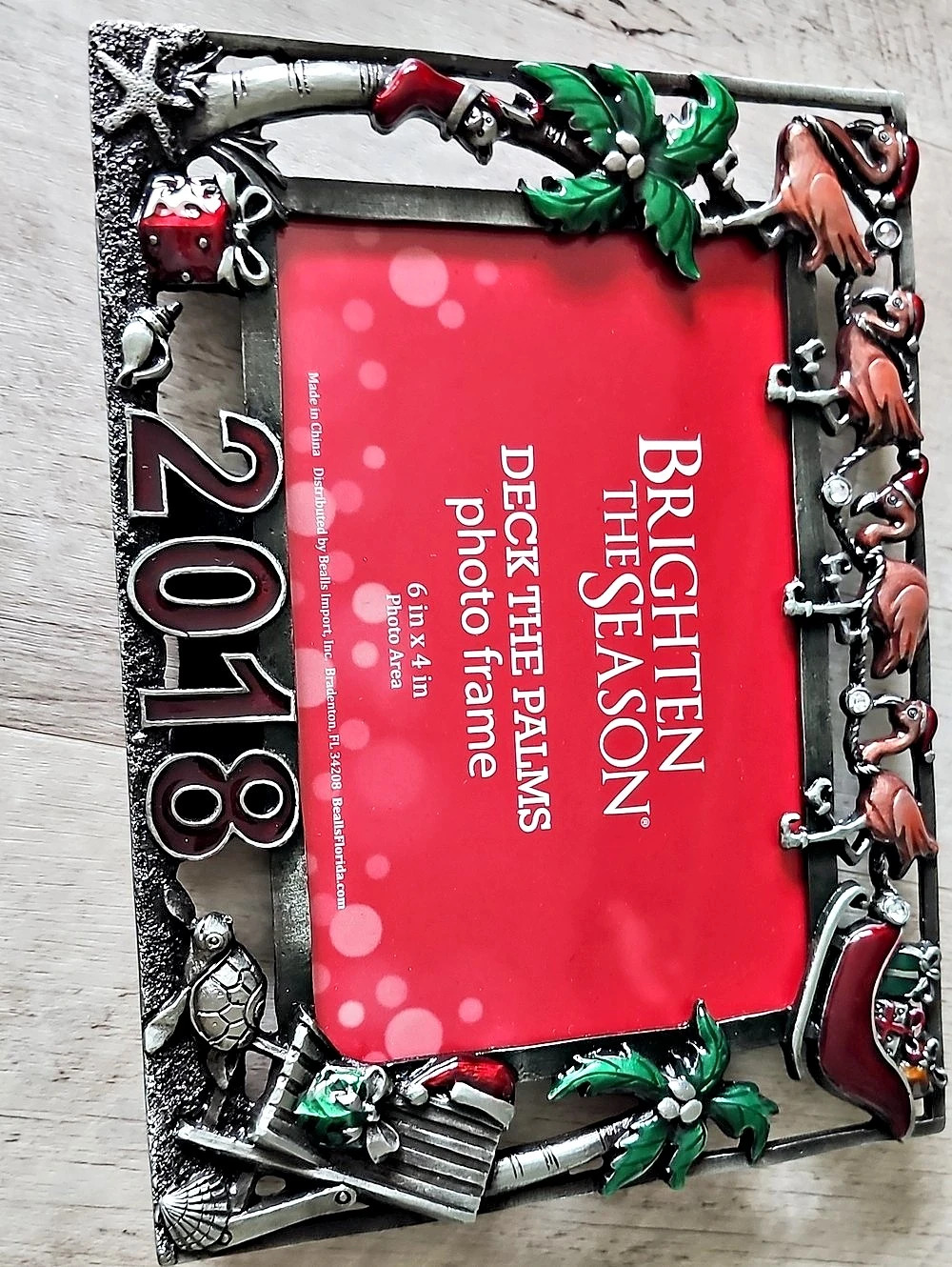 Brighton 2018 Deck the Halls photo frame Holiday Photo Frame NWT